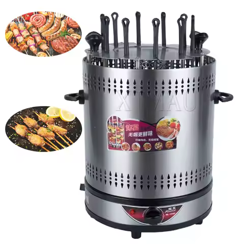 Electric Barbecue Portable Griller Oven Home Smokeless Bbq Grill Skewer Meat Restaurant Food Process
