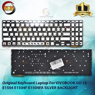 Original Laptop Keyboard for VIVOBOOK GO 15 E1504 E1504F E1504FA SILVER BACKLIGHT Product Descriptio