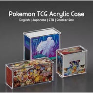 Pokemon Acrylic Display Magnetic Case for Pokemon ETB Booster Box Booster Pack