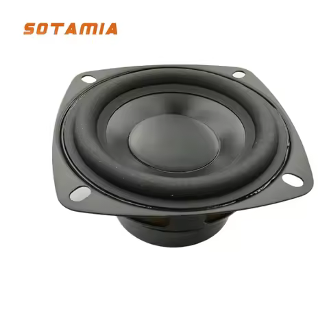 SOTAMIA 1Pcs 3 Inch Mid-subwoofer 4 Ohm 10W Midrange Woofer Speaker Bass DIY Bluetooth Speaker Home 