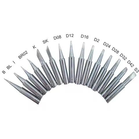 T18 Series Soldering Tips Fit HAKKO FX-888 FX-888D FX-8801 FX-600 Lead Free Iron Nozzle Welding Hand