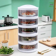 ZTQS HX616 💥ถูกที่สุด💥 ชั้นเก็บอาหาร คอนโดเก็บอาหาร ที่ใส่กับข้าว สไลด์เปิด-ปิด เก็บอุณหภูมิ ถนอมอาห