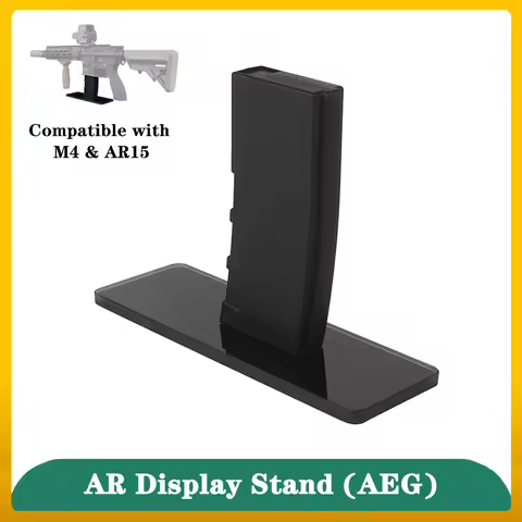 AR AEG Maintenance Display Stand Compatible With M4 AR15 AEG Guns Glass Base Non-Slip Pads Airsoft G