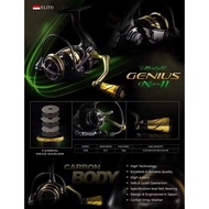 Elito Genius DX 500 DX 800 DX 1000 Spinning Reel (Power Handle & Saltwater Concept)