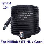 【Flash sale】 High Pressure Water Cleaning Hose Cord for Nilfisk Stihl Gerni Husqvarna 6-10m