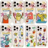 Cartoon SpongeBob Case Cover For Iphone 17 Pro Max 17 Air 16 15 pro Max 16E 16 Plus16Pro Iphone16 Ip