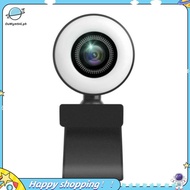 【ouwym9al】Live Streaming Webcam 1080P Light Control Full HD 8MP PC Laptop Auto Focus Flexible with M