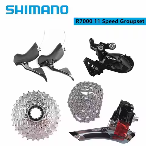 Shimano 105 R7000 Groupset 2x11 Speed ST+FD+RD+CS+CN 11-25T 11-28T 11-30T 11-32T 11-34T For Road Bik