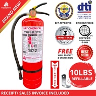 Fire Extinguisher 10lbs ABC Dry Chemical Refillable