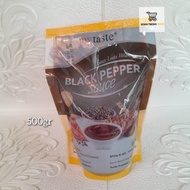 2 PCS - Saus Lada Hitam BlackPepper Sauce My Taste 500gr - Black Pepper Mytaste Saos Instan