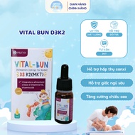 D3K2 Vital Bun - Vitamin D3 for infants, Vital Bun D3K2 helps increase calcium absorption to develop