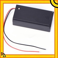 (NEW) 9V Volt PP3 Battery Holder Box DC Case With Wire Lead ON/OFF Switch Cover