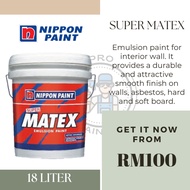 Nippon Super Matex 18L Emulsion Paint Interior Wall Paint