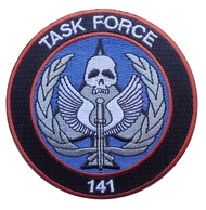 Call of Duty Modern Warfare Task Force 141 Logo [iron on sew on -3.5 Inches]