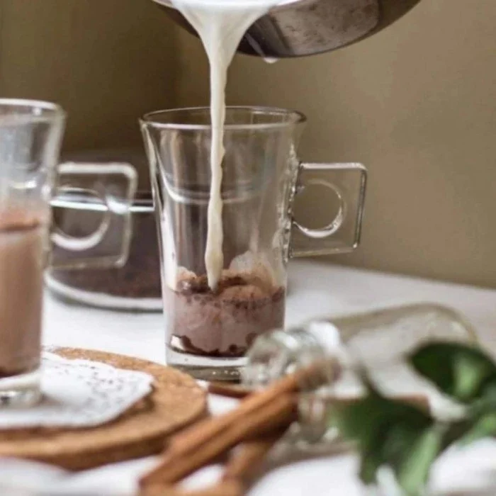 Gelas Gagang Kaca Beling Bening Citinova Gaiyo 250ML Gelas Unik Saji Minuman Cocktail Milkshake Smoo