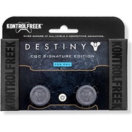 KontrolFreek Destiny CQC Signature Edition for Playstation 4 (PS4) Controller | Performance Thumbsticks | 2 Low-Rise Convex | Gray