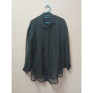 BLOUSE PRELOVED HITAM