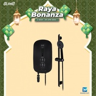 【RAYA BONANZA】ALPHA INSTANT SHOWER HEATER / WATER HEATER (SMART 18I) with/without RAIN SHOWER SP4.5