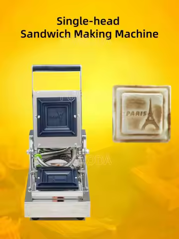 Customized Toaster Machine Pocket Square Waffle Sandwich Burger Makers Grilled Gelato Panini Press S