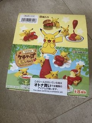 比卡超Re-Ment Pokemon Pikachu Loves Ketchup Miniature Toy Set