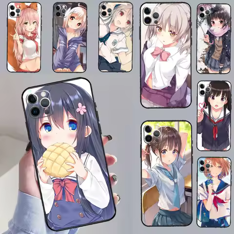 Anime girl cartoon japan cute For Huawei Nova 12s 11i 12i 7i 8i Y73 Y70 Y90 Y60 Y72 Y61 Y91 9 10 SE 
