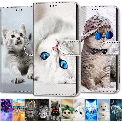 Cool Animals Case For Samsung Galaxy S20 FE Flip Leather Case S 20 Plus S21FE S20FE 5G Wallet Cover 