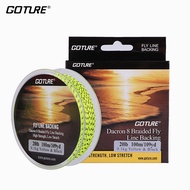 Goture 100m/109yrd Braided Fishing Line 8 Strands Fly Fishing Backing Line 20lb/30lb Dacron Braided 