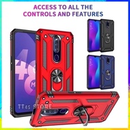 Oppo Reno 5F F11 pro F9 A5s A3s A54 A74 A93 A94 4G A7 A12 A15 A12E C1 Magnetic Armor Ring Case