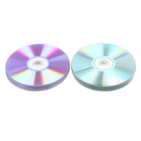 10Pcs 3724/3725 CD-R Blank Discs Recordable Compact Disc 700MB/80min/52x CD-R BLANK Discs 4.7GB/120m