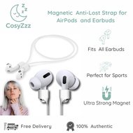 Magnetic AirPods Strap Anti Lost Neck Lanyard Soft Silicone for AirPods and most earbuds
