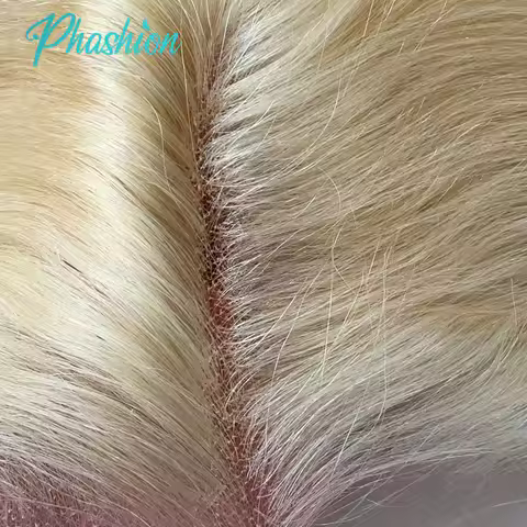 Phashion Real HD 9x6 Blonde Lace Closure 613 Straight Pre Plucked Swiss Body Closure Only 100% Remy 