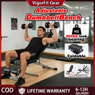Dumbbell Bench,Foldable multifunctional Fitness Equipment Home Sit-up Bench Press