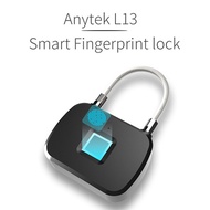 Fingerprint Door Lock Security Keyless USB Rechargeable Door Lock Fingerprint Smart Padlock Quick