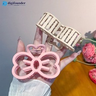 DGF  Candy Color Cat Bow Crab Hair Clips Kawaii Sweet Updo Barrettes Hair Clips For Girls Women N7Q7