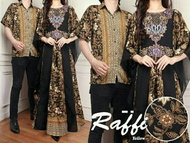 Baju Batik Couple Raffi Gold | Baju Pesta | Batik Pesta Modern