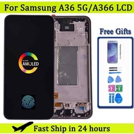 6.7" AMOLED For Samsung A36 5G A366B A366E A366U A366B/DS A366E/DS LCD Display Touch Screen Digitize