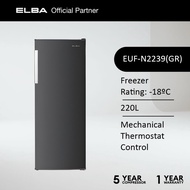[SECURED DELIVERY] Elba 220L / 270L / 570L Energy Saving Upright Freezer EUF-N2239(GR) / EUF-K5744FF