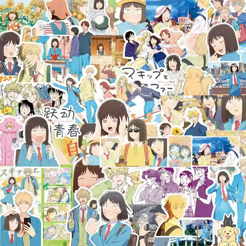 20/40/80pcs Iwakura Mitsumi Shima Sousuke Anime Stickers Skip and Loafer Cartoon Sticker Kawaii Girl