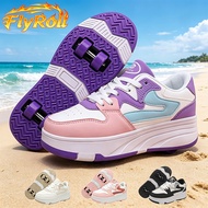 Adult & Kids Heelys Roller Skate Shoes 4 Wheels Convertible Sports Sneakers for Boys Girls Men Women