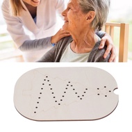 Wooden Sensory Board Game Early Education Wooden Peg Game Board Christmas Tree Pattern Anxiety Relie