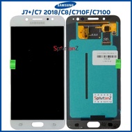 Lcd Touchscreen Samsung J7+/C8 C710F/C7100 FULLSET