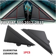 For FIAT 500 2012-2017 Front Window A-pillar Triangle Cover Molding Door Mirror Flag Plate Car Acces