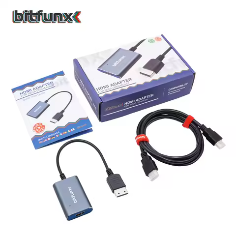 BitFunx HDMI-Compatible Video Game Adapter For SEGA Dreamcast Game Console Support Display Modes NTS