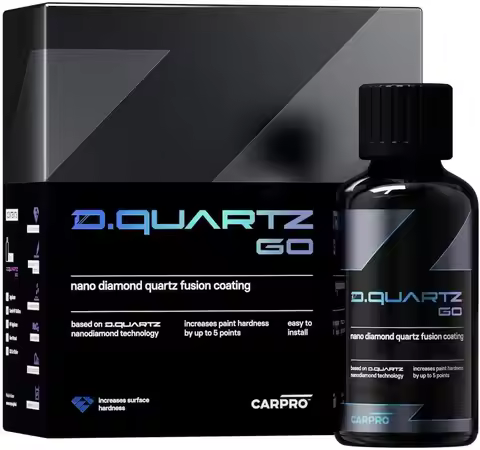 DQUARTZ GO 50ml Kit Nano Diamond Quartz Fusion Ceramic Coating for Car Care Enhanced Protection Glos