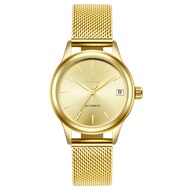 Women's 21K Gold Plated Automatic Mechanical Wrist Watch