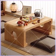 Solid Wood Tatami Tea Table Bay Window Table Kang Table Balcony Small Table Simple Tatami Tea Table 