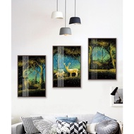 Print Laminate wood press LANDSCAPE PAINTING - Model 56 (3 HCN 3x20x30, 3x30x40, 3x40x60). Print pho