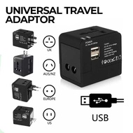 TimeToGo- Universal Travel Adapter Plug Australia Japan Singapore Europe Arabia