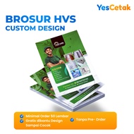 Print Custom A4 A5 A6 HVS Flyer Brochures - Promotional Plastic for Food Laundry Events