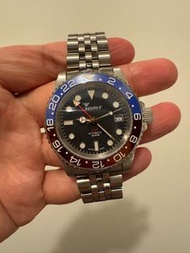 Squale GMT 絕版百事圈Benz針